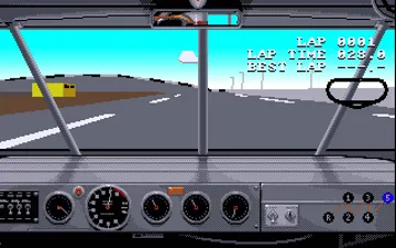 Days of Thunder screen shot game playing